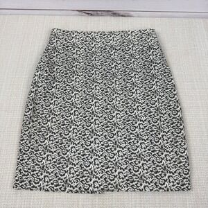 J.Crew Womens Skirt Size 0 Design‎ Print Cotton Blend Career